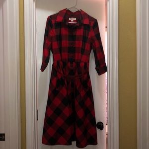 Isaac Mizrahi Plaid Dress